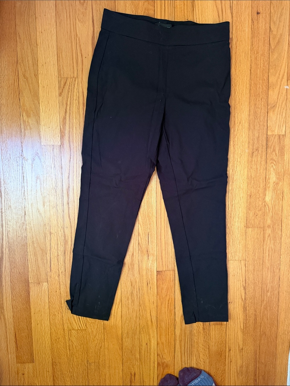 Who What Wear Black Cropped Ankle Pants